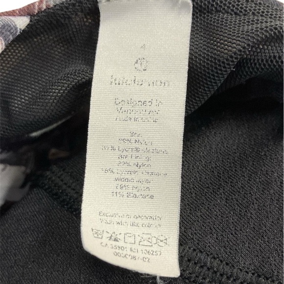 lululemon athletica Strappy Sports Bra - Black and Purple - Picture 3 of 3